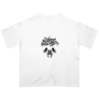 YA--MANのskull Art Oversized T-Shirt