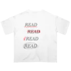 momokei&UのREAD READ READ READ オーバーサイズTシャツ