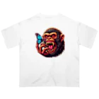 popotaro_のmonkey オーバーサイズTシャツ