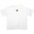 happy-bambooのランニングビールくん Oversized T-Shirt