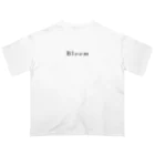 ブルームのBloomロゴシリーズ黒 Oversized T-Shirt