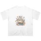 Chi3のBook Lover オーバーサイズTシャツ