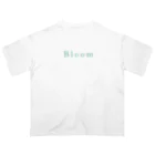 ブルームのBloomロゴシリーズ青 Oversized T-Shirt