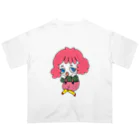 Donguri モンブランのもじもじPINKちゃん Oversized T-Shirt