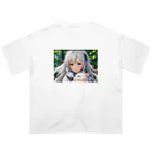 巫女スタぐらむのだっこされる神様 Oversized T-Shirt