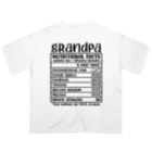 アメリカンデザインラバーのおじいちゃんの栄養成分 Oversized T-Shirt