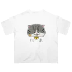 猫のミケランジェロのねこちゃんTシャツ オーバーサイズTシャツ