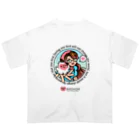 Cody the LovebirdのChubby Bird Birdhism Oversized T-Shirt