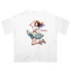 riopara0777のPOSITIVE GIRL Oversized T-Shirt