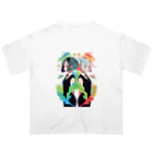 cute goods￤可愛いグッズ販売店の海の生物の擬人化 Oversized T-Shirt