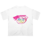 tomorhythmの髪が短いおんな " カエルにんげん  " Oversized T-Shirt