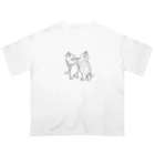 marmot addict ［マーモット中毒］のマーモット相撲 オーバーサイズTシャツ