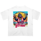 Donky Goriの南国ゴリラ オーバーサイズTシャツ