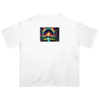 Oshiboriの虹ドット絵 Oversized T-Shirt