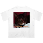 yuo1040yamato Soraの"cute. Cat. Ponta!" Oversized T-Shirt