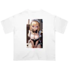 美少女学院の金髪美少女　七海ちゃんメイド Oversized T-Shirt