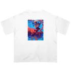 AQUAMETAVERSEの海の中の美ボディ　ラフルール　1859 Oversized T-Shirt