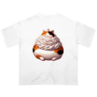 猫屋のクリーム三毛猫 Oversized T-Shirt