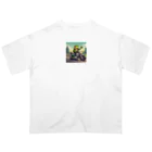 二宮大輔のカエルライダー4兄弟　3男　パオロ Oversized T-Shirt