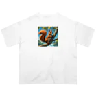 Enchanted Charm EmporiumのBreezy Squirrel ("ブリージースクイレル") Oversized T-Shirt