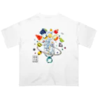 KILIKOStudiosの虹が出る東京切子　エメラルド Oversized T-Shirt