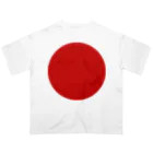 お絵かき屋さんの日本の国旗 オーバーサイズTシャツ