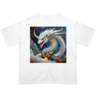 リリアのファンタジーの白龍降臨 オーバーサイズTシャツ