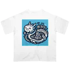 亀蘭タマムシの各国文字「平和」「幸福」 Oversized T-Shirt