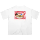 sayayanのラーメンどっぷりくん オーバーサイズTシャツ