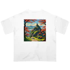samenoa81の紅葉と景色のいい丘 オーバーサイズTシャツ