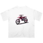 Bikers' Galleryのオフロードバイク デザイン モトクロス  オーバーサイズTシャツ