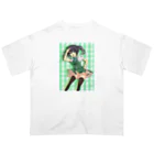 のだまクリエイターズらぼの緑ちゃん オーバーサイズTシャツ