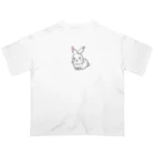 yuki_mayのKIDS RABBIT_1 Oversized T-Shirt