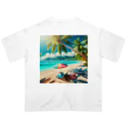 SWQAのビーチ Oversized T-Shirt
