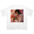 AQUAMETAVERSEのフェイスアート　Tomoe bb 2712 オーバーサイズTシャツ