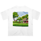 positive_poem05の作詩場所の風景 オーバーサイズTシャツ