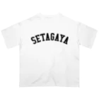 せたが屋さんの世田谷Tシャツ　ブラックロゴ(setagaya item) Oversized T-Shirt