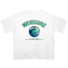 マツタケタケヲのWAVE CORE -海の音- オーバーサイズTシャツ