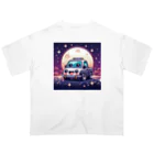 キャラクターズの可愛い車キャラクター Oversized T-Shirt