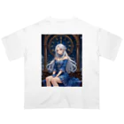 AI Fantasy Art ShopのPrincess transcends time② オーバーサイズTシャツ