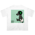 Posagodardy  ポサゴダルディのVinyl Dog Green ear Oversized T-Shirt