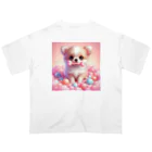 チワワのすももdear.moのゆめかわチワワの赤ちゃん オーバーサイズTシャツ