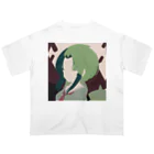 Riollaの緑の女の子 Oversized T-Shirt