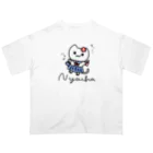 NYACHA&BOOCHAのJKにゃー子 オーバーサイズTシャツ