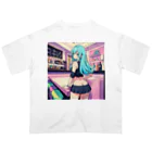 yozoraniyumeoの魔法バーテンダー少女 Oversized T-Shirt