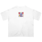 funny-itemsのパニックマウス Oversized T-Shirt