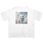 chan-takehaniの夢幻の猫界 オーバーサイズTシャツ