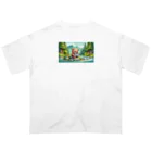 りおりるんの小熊 Oversized T-Shirt