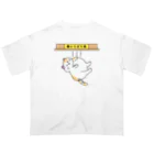 ぺんぎん24の棚からぼた猫(カラー-デンッ!無し) オーバーサイズTシャツ