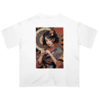 Omaniの浮世絵風美女 オーバーサイズTシャツ